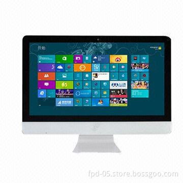 21.5-inch All-in-One Computer with H61 Chipset, Intel Celeron G1610 CPU, Ultra-slim